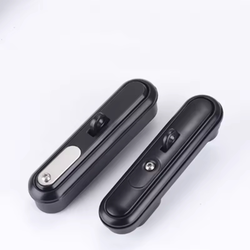 MS864 Black Sliding Door Lock with Key Plane Lock