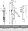 MS829 Industrial Cabinet Control Rod Lock 
