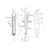 MS830-3 Door Rod Lock Two Point Industrial Rod Control Lock