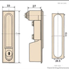 MS861 Electric Distribution Box Plane Bounce Lock